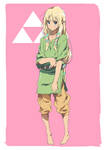 Day 19 | Zelda in Link's Clothes by moxie2D