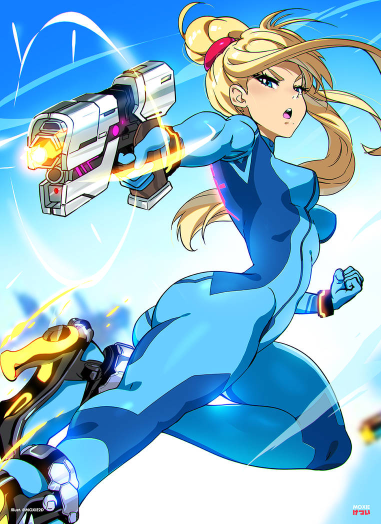 Zero Suit Samus (Smash Anime) by moxie2D on DeviantArt