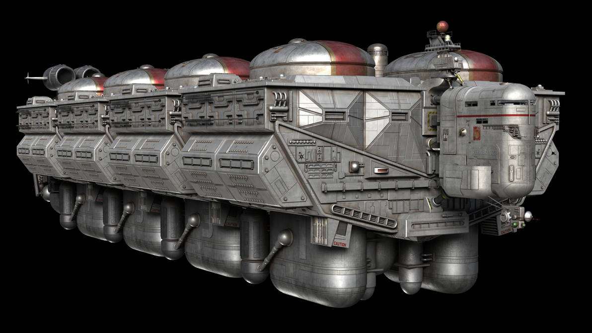 Battlestar Galactica - Daru Mozu Refinery by EVE-Kaneda on DeviantArt