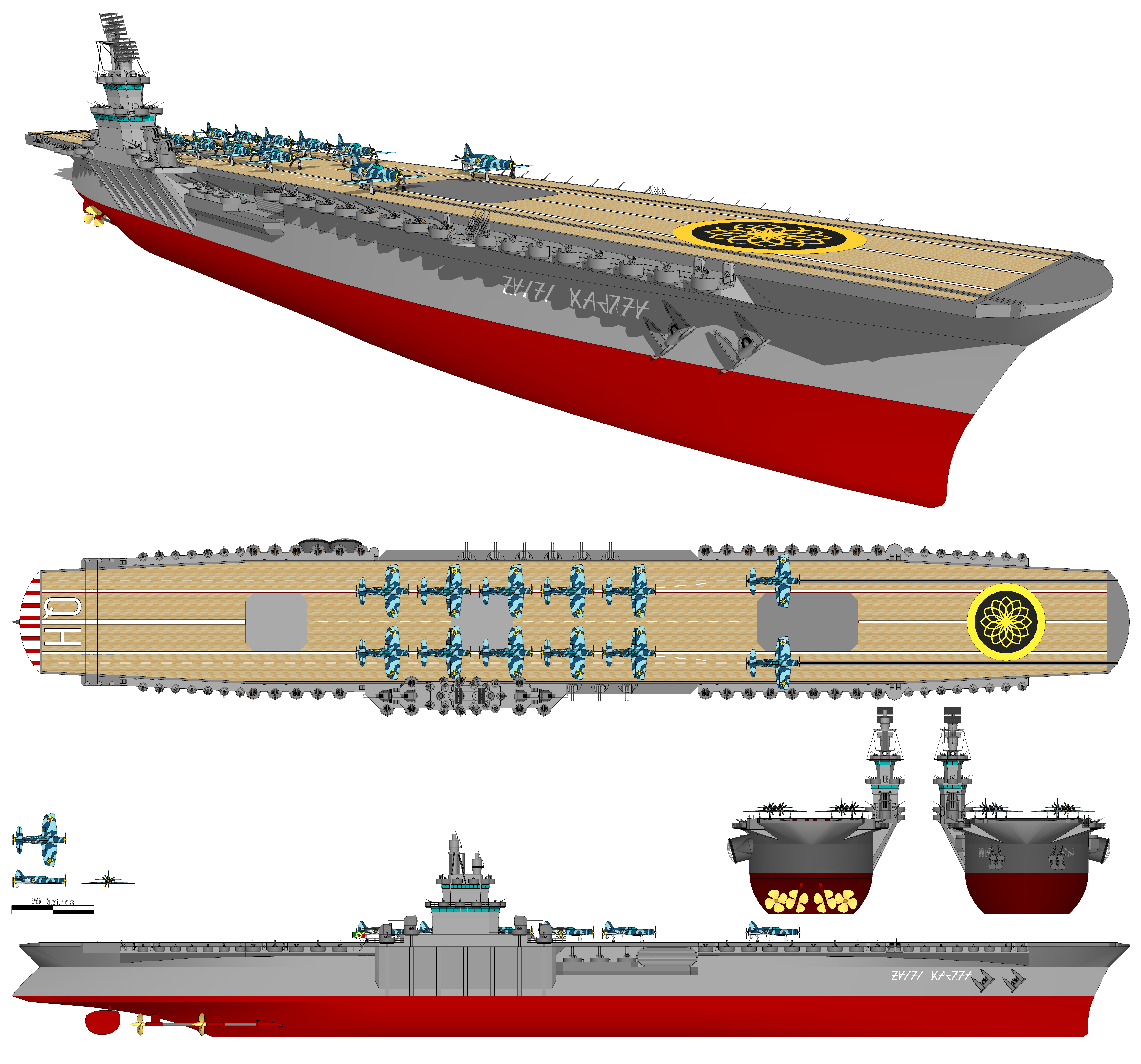 Queen's Hand-Class Aircraft Carrier By Stellunacorn On Deviantart