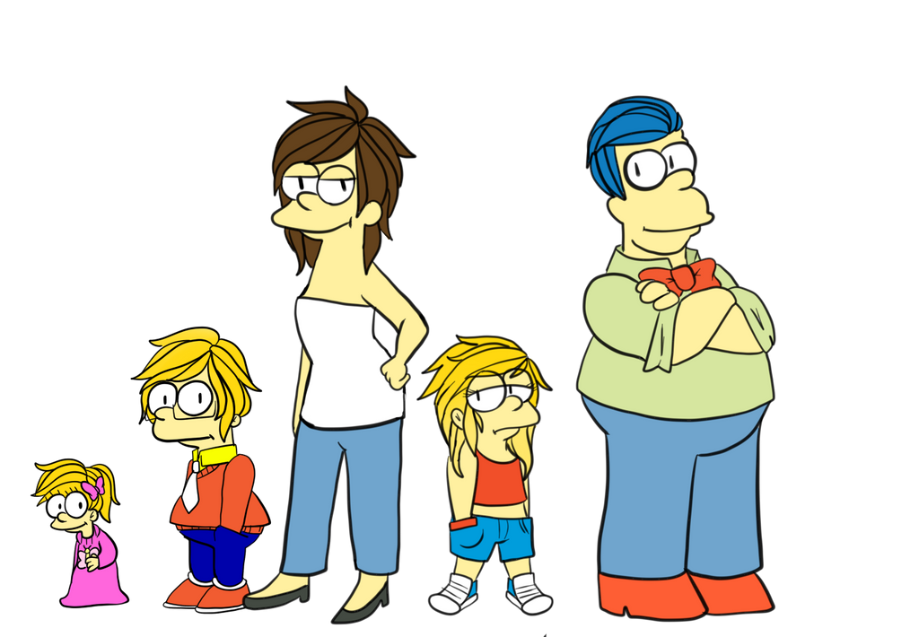 Inside Out Simpsons Inverted the reverse simpsons by PinkSlushers on DeviantArt