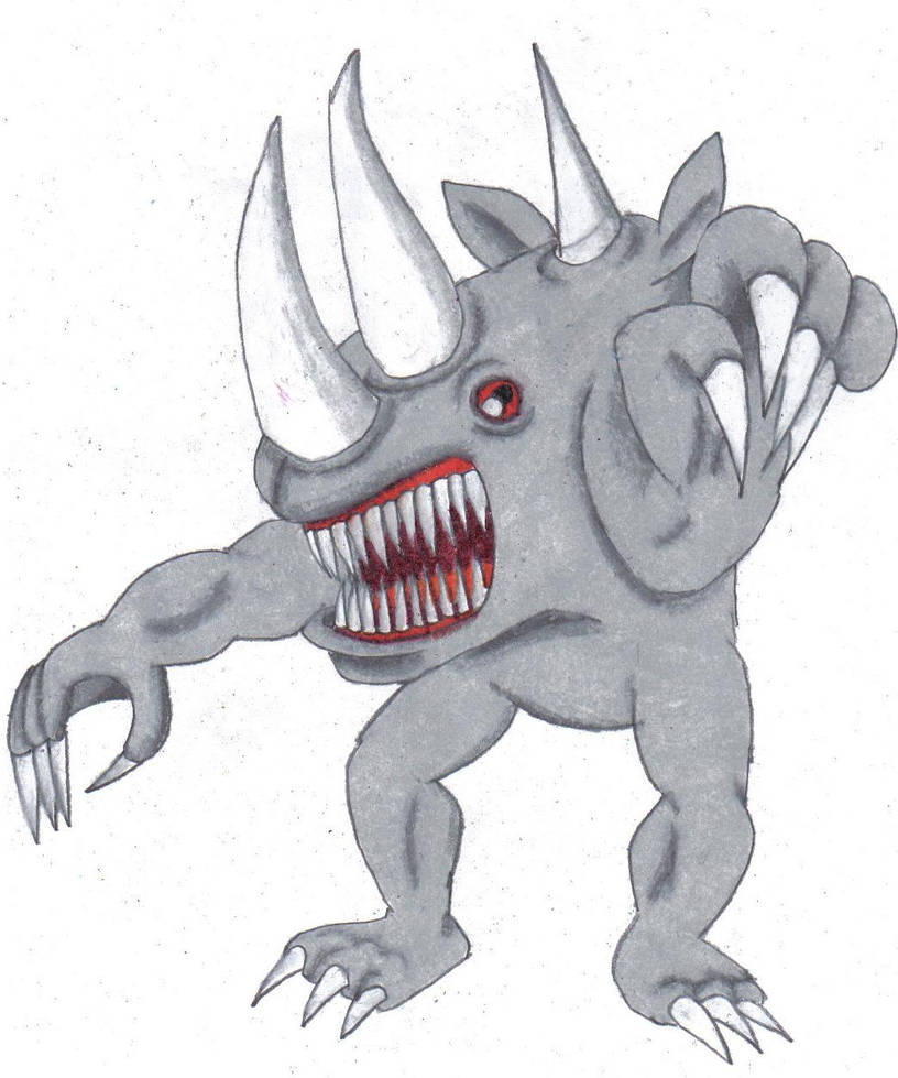 Monsters Rino Rhino Monster by Ultrasponge on DeviantArt