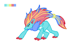 Zoroark Custom For LucariaThePredator by StarryAdopts