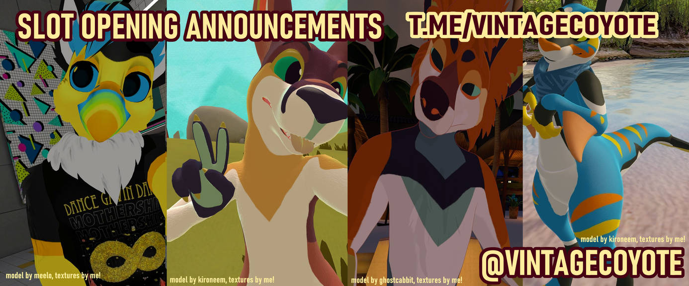 VRChat texture commissions by vintagecoyote on DeviantArt