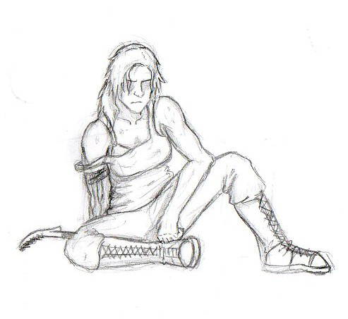 Lara Pencil Sketch