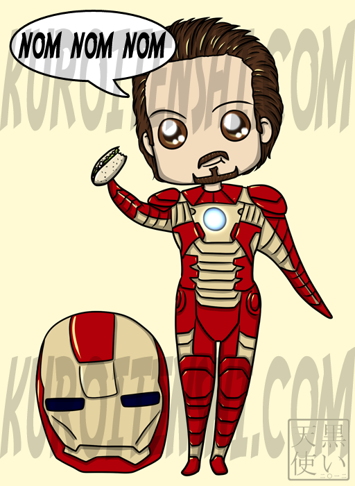 Chibi Tony says Nom