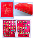 Sailormoon SuperS Kanebo Pin Collection and Book by kuroitenshi13
