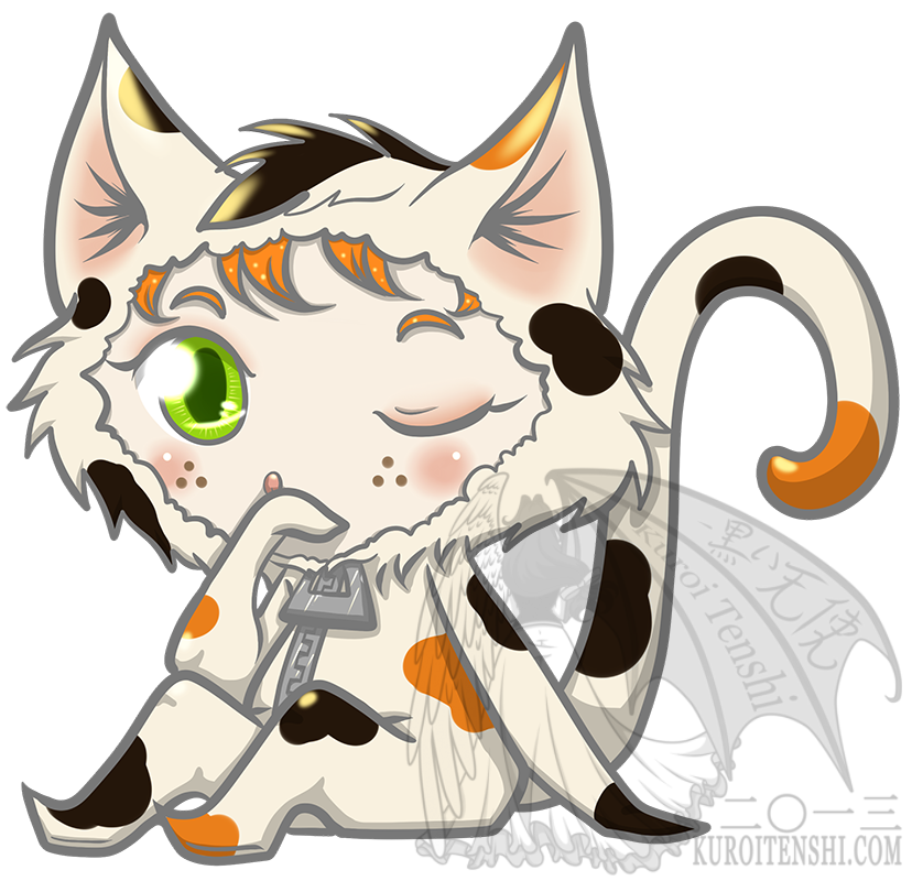 Chibi in Kitty Suit