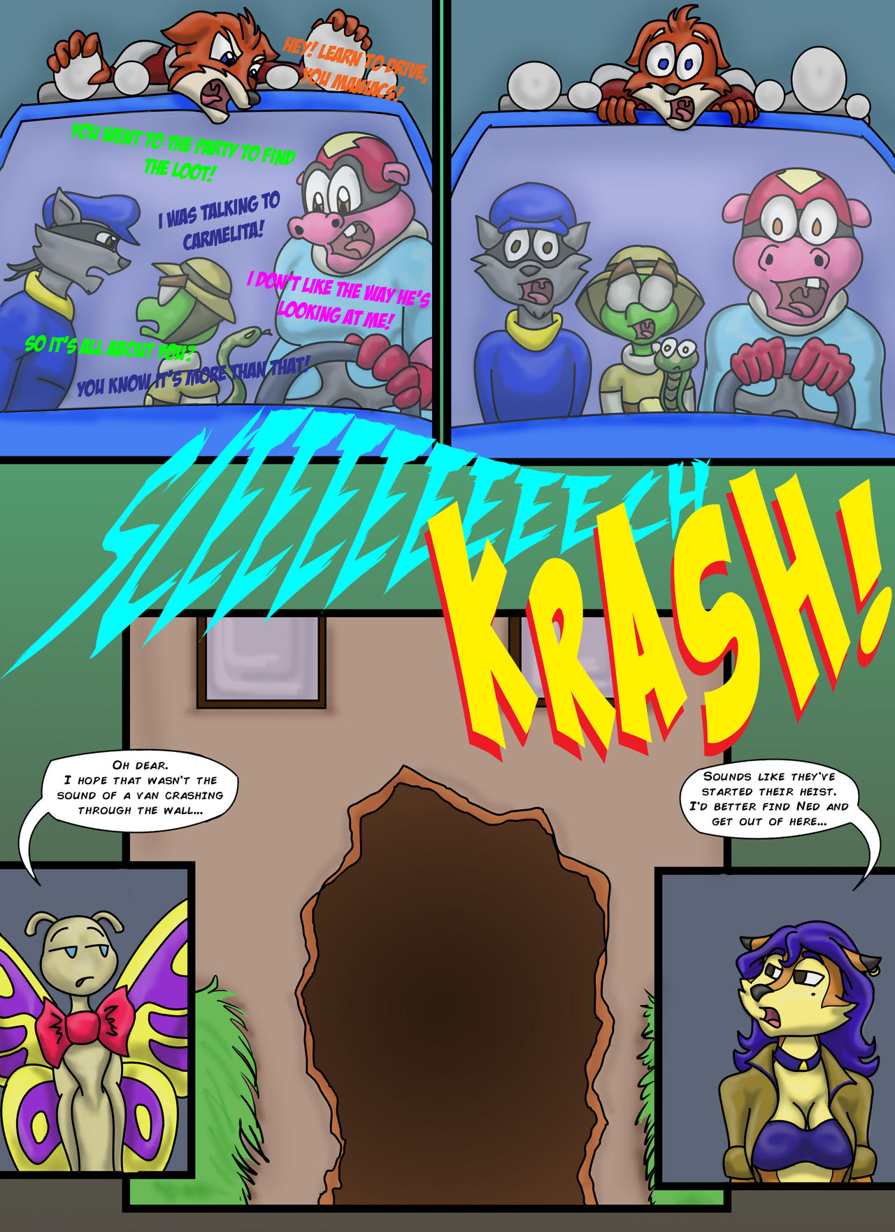 Sly Cooper: Thief of Virtue Page 5 by ConnorDavidson on DeviantArt