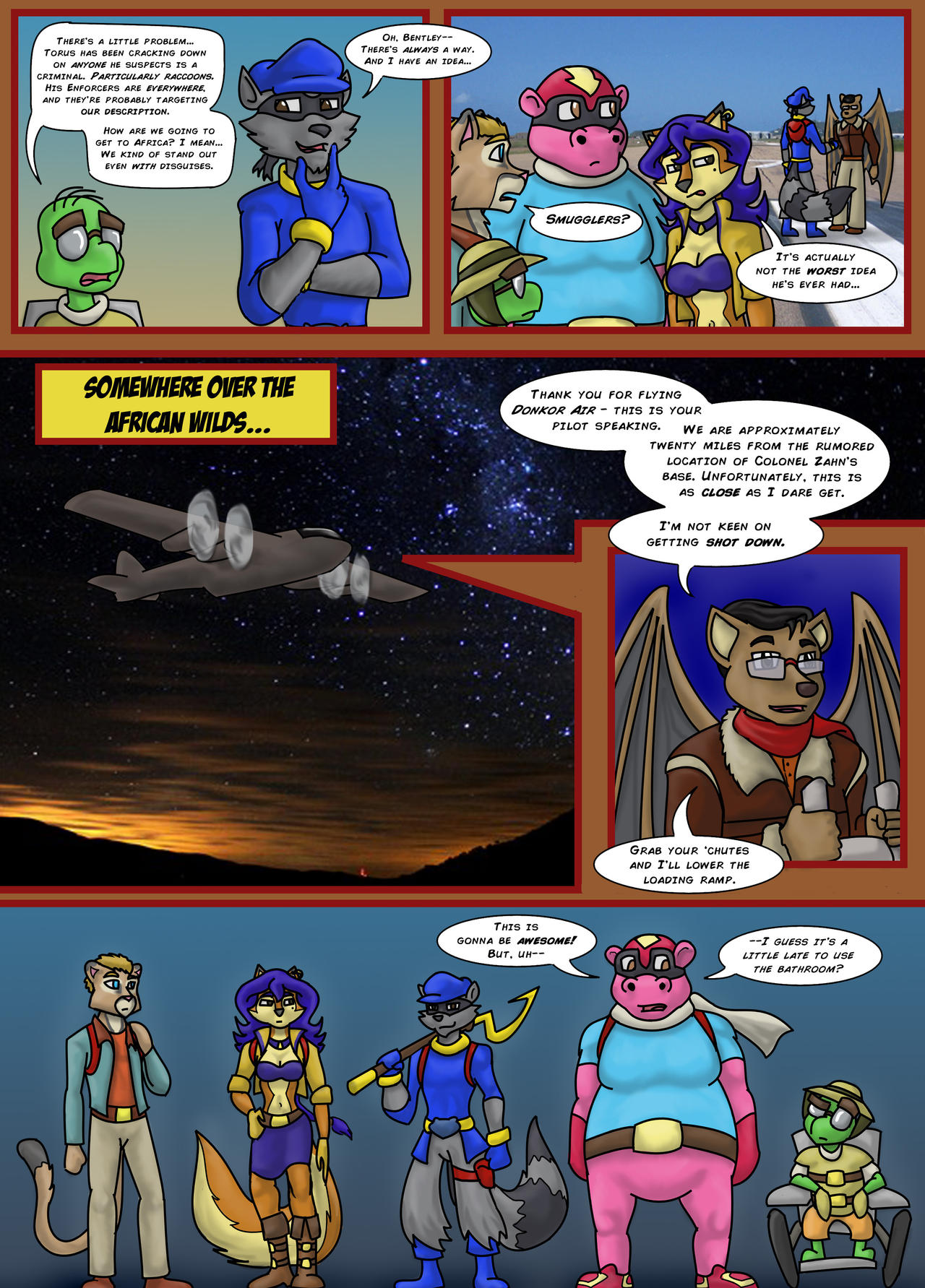 Sly Cooper Thief of Virtue Page 239 by ConnorDavidson on DeviantArt
