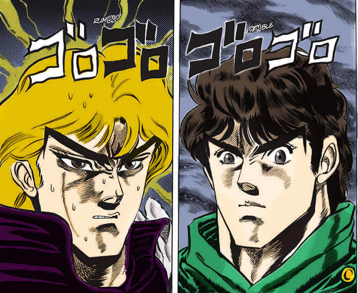 Jonathan and Dio by RandiKuru on DeviantArt