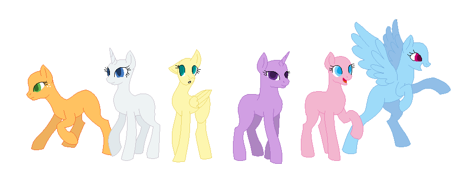 MLP Mane Six base