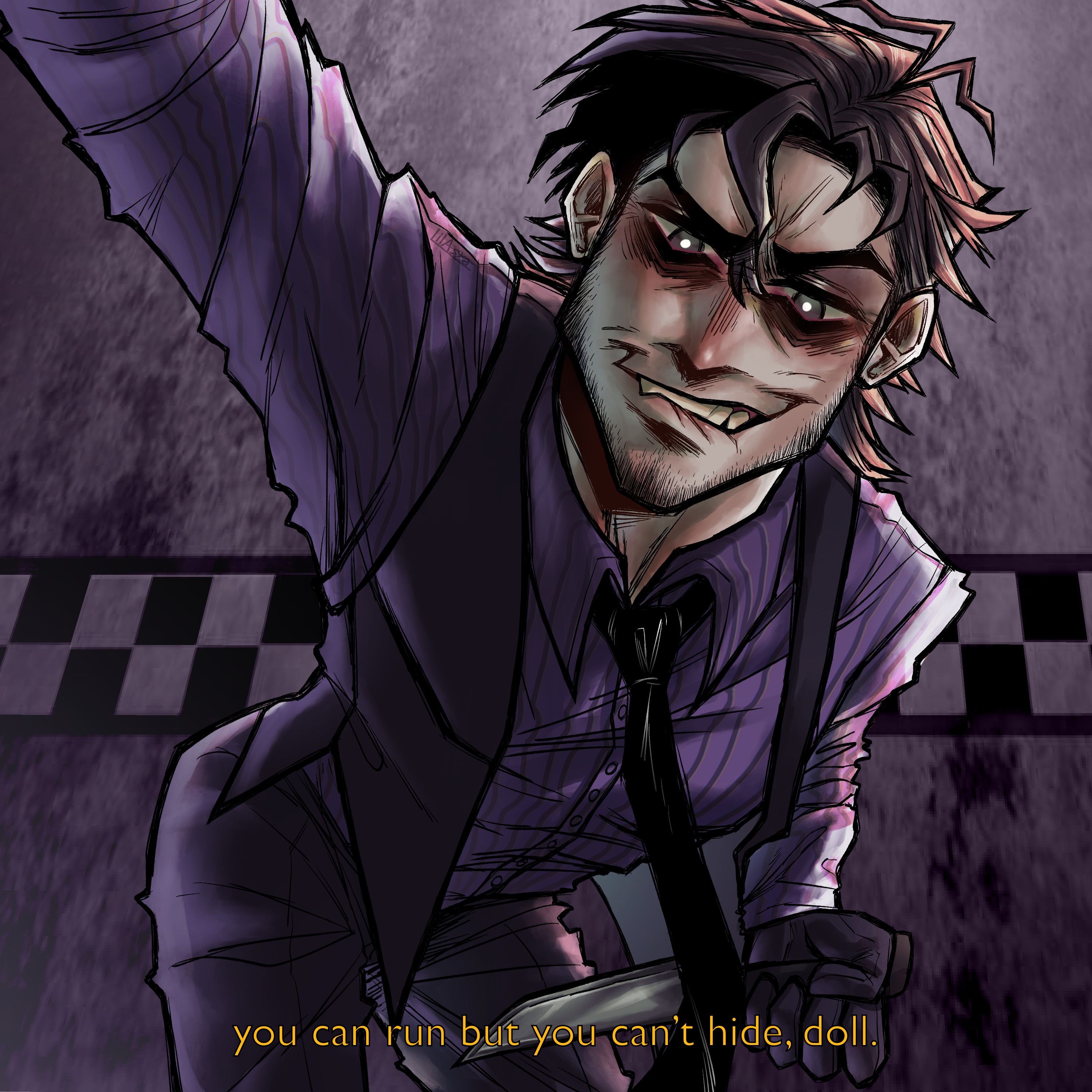 Blueycapsules' William Afton close up by AsyaWolfy on DeviantArt