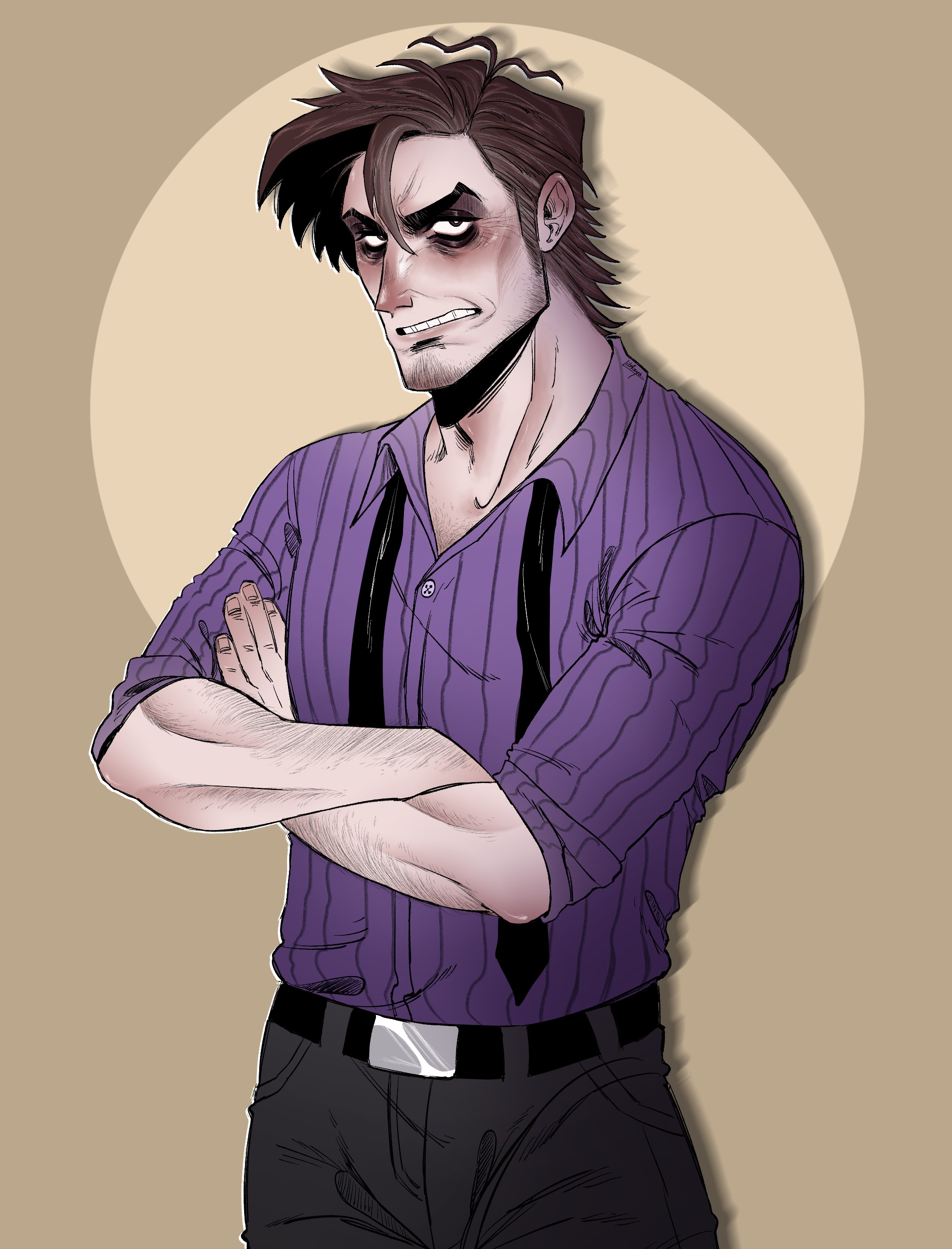 Blueycapsules' William Afton close up by AsyaWolfy on DeviantArt