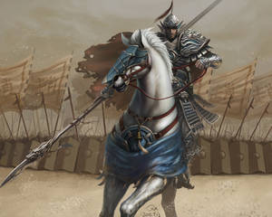 Knight in White Horse