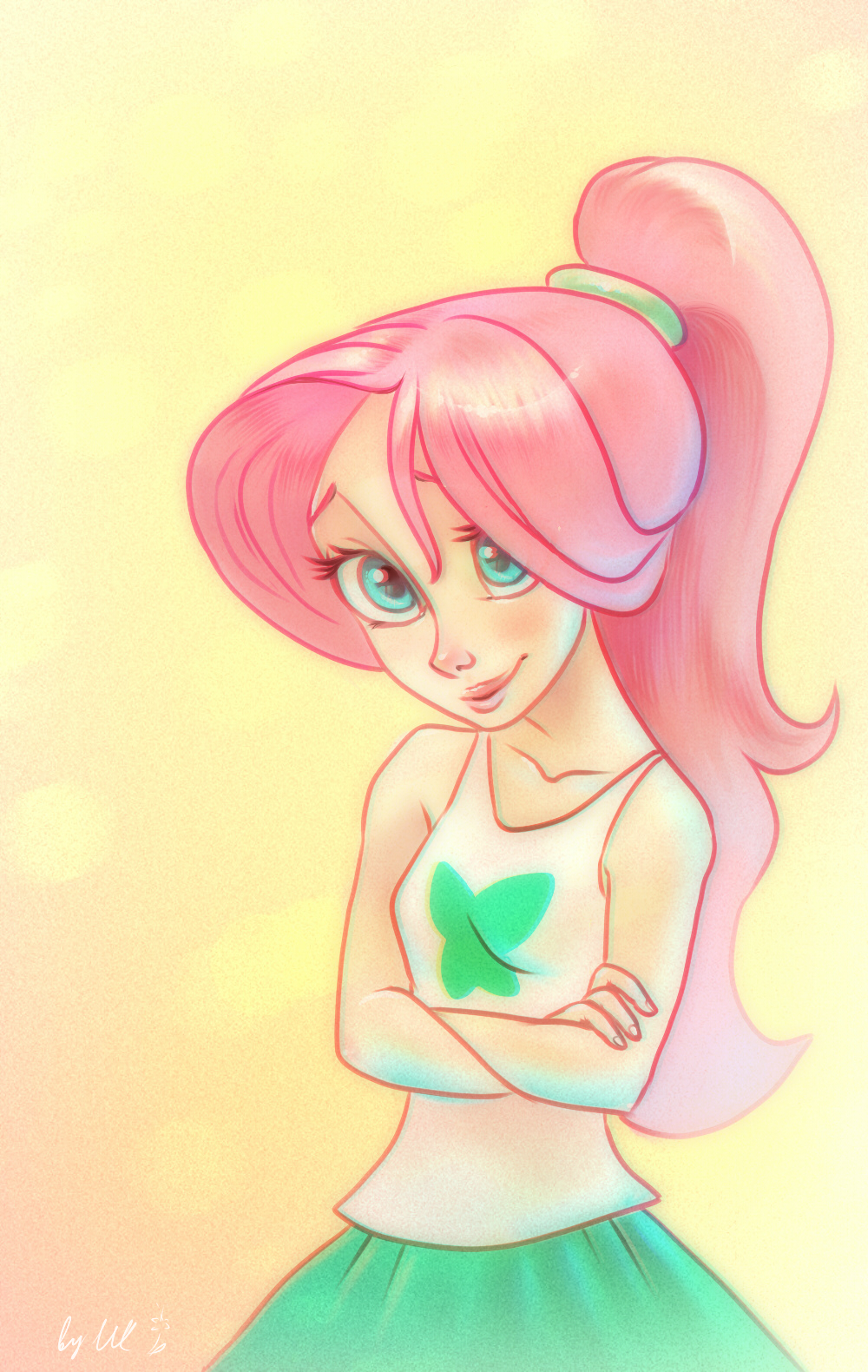 Fluttershy humanization