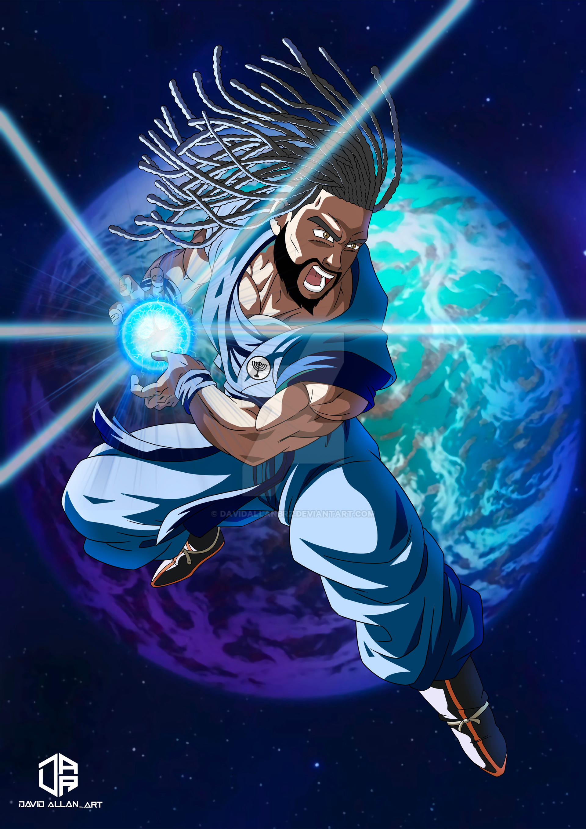 Custom Dbz Transformations Commission - Custom dbz portrait by DavidAllanbrz on DeviantArt
