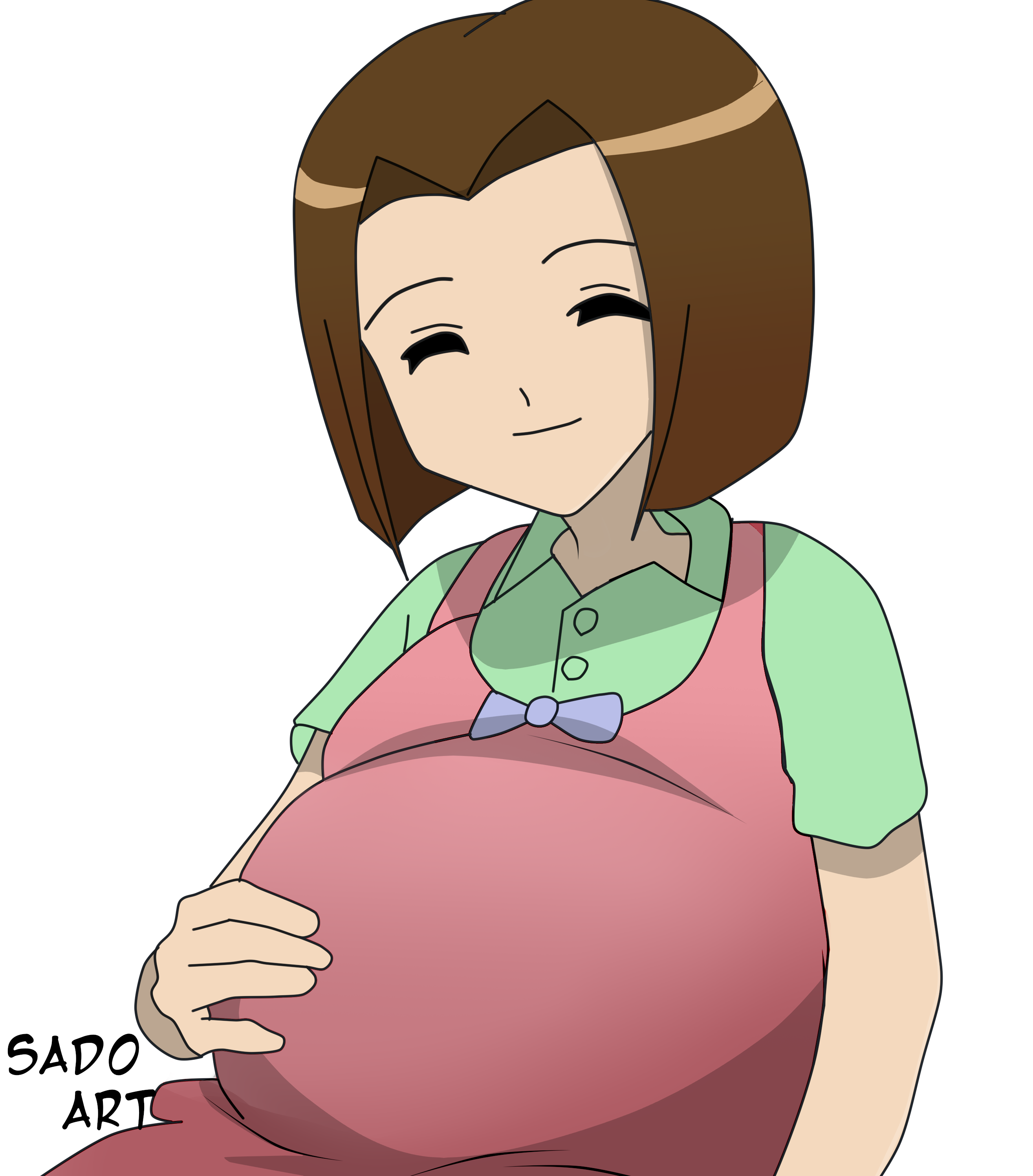 Pregnant woman from Machine Robo Rescue Episode 41 by Sado-Art on ...