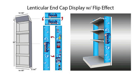 End Cap Display Image for Promotional Website