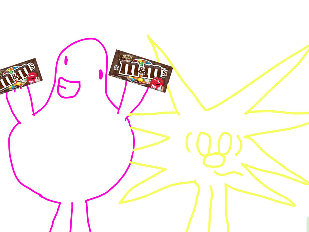 Mr Greedy and his M and Ms by rudesneeze on DeviantArt