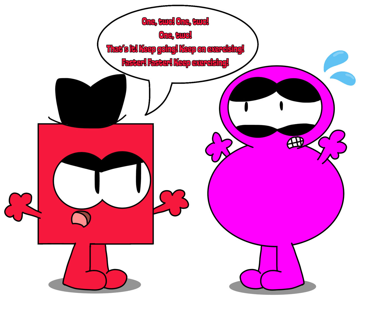 Mr. Greedy Gets Fit by rudesneeze on DeviantArt