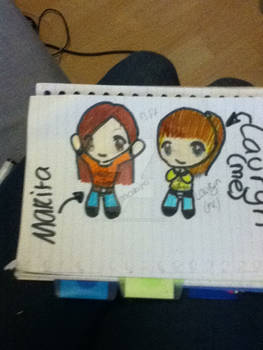 me and my best friend as chibi