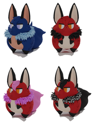 Angry foxes