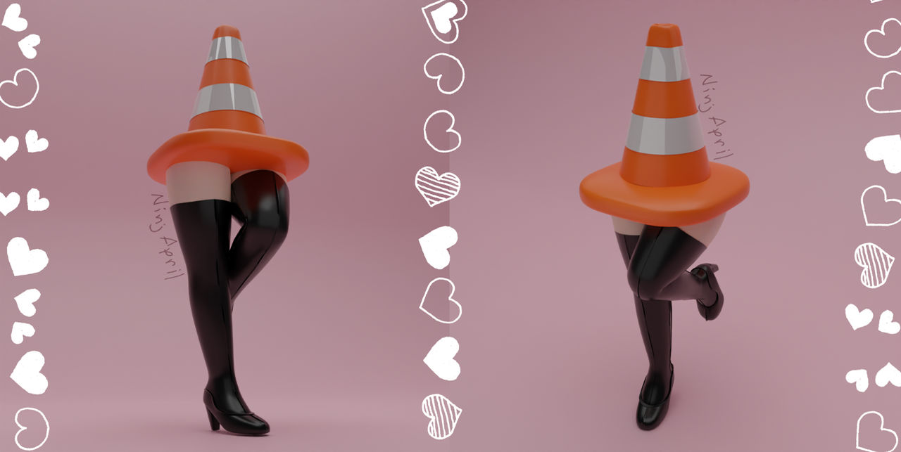 TRAFFIC CONE by NinjApril on DeviantArt