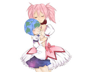 Madoka and Earth-chan