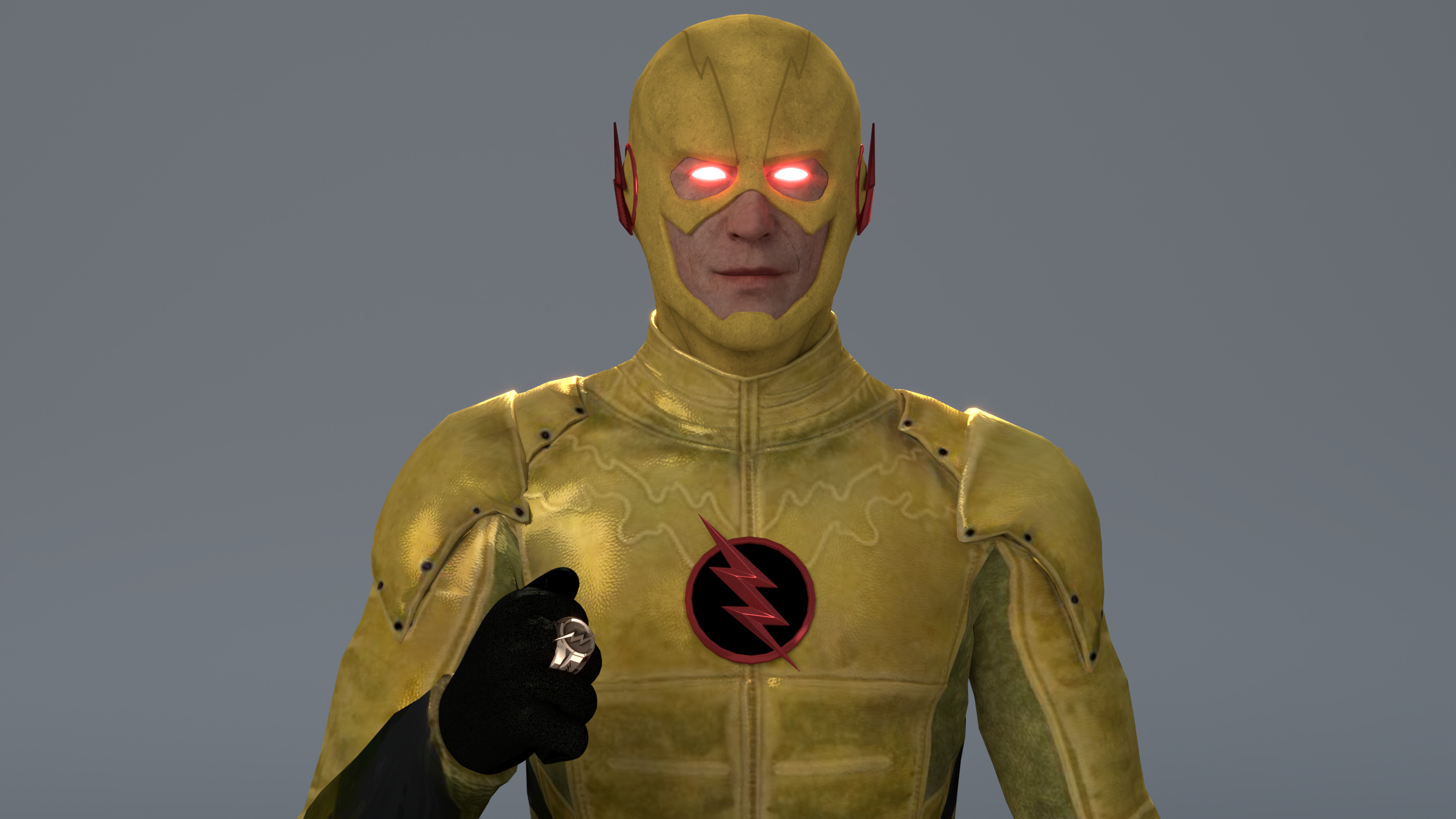 Reverse Flash 3D Model Close Up by 9aFilms on DeviantArt