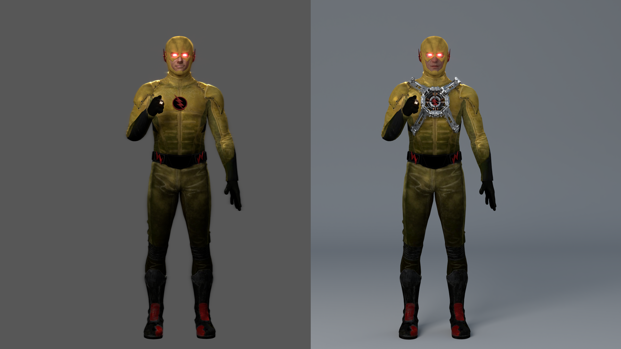 Reverse Flash 3D Model by 9aFilms on DeviantArt