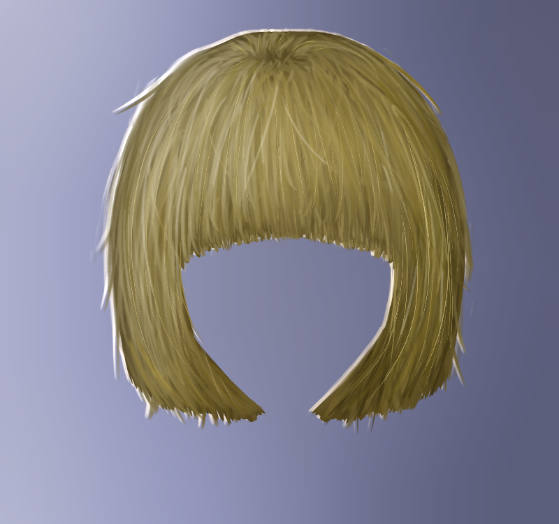 Semi-Realism Practise - Hair