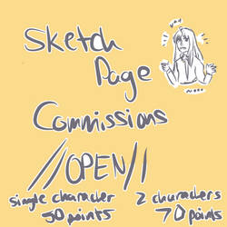 Sketch Page Commissions //open//