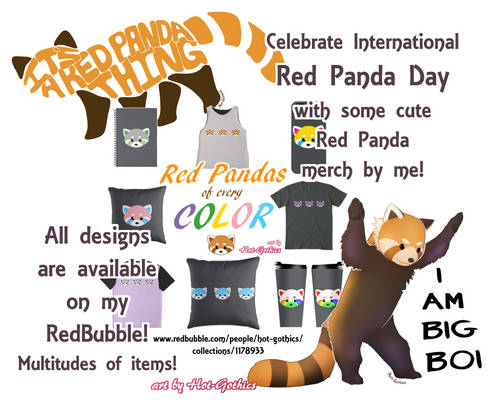Red Panda Designs by Hot-Gothics