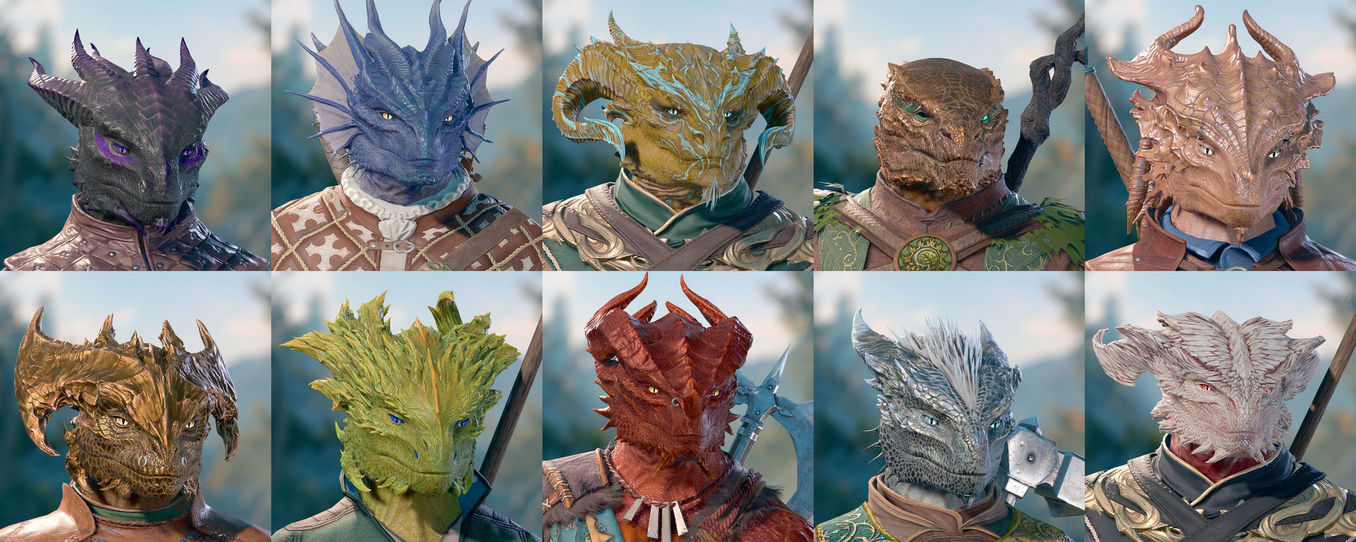 BG3 Dragonborn - Character Creation Ideas by CapnScratch on DeviantArt