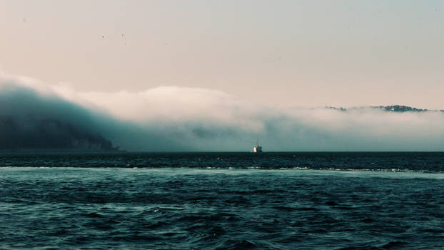 Istanbul, Coluds, Fog, Ship