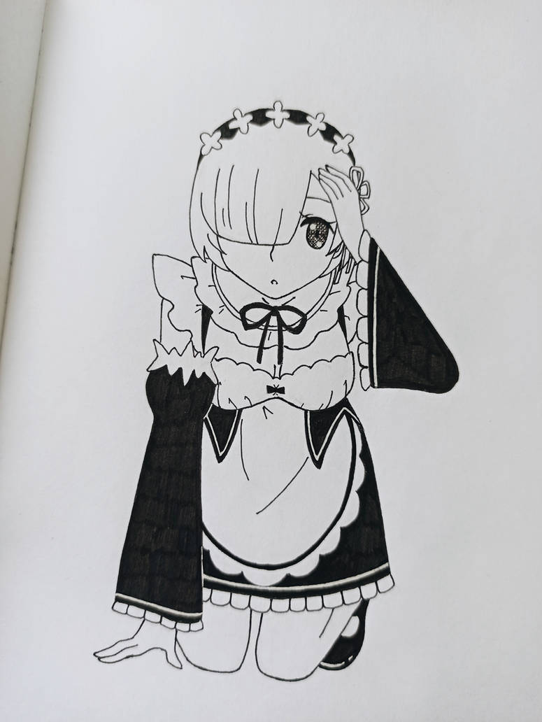 Colouring Rem Rem by KurumiMinami on DeviantArt