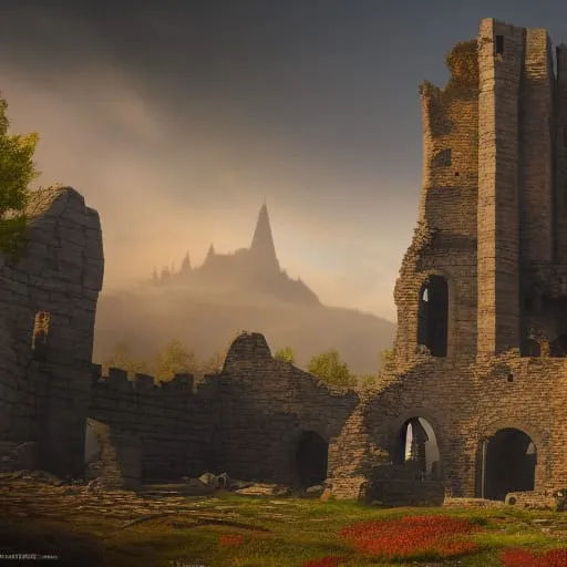 Ruined Castle By Magnesium2020 On DeviantArt ruined-castle-by-magnesium2020-on-deviantart