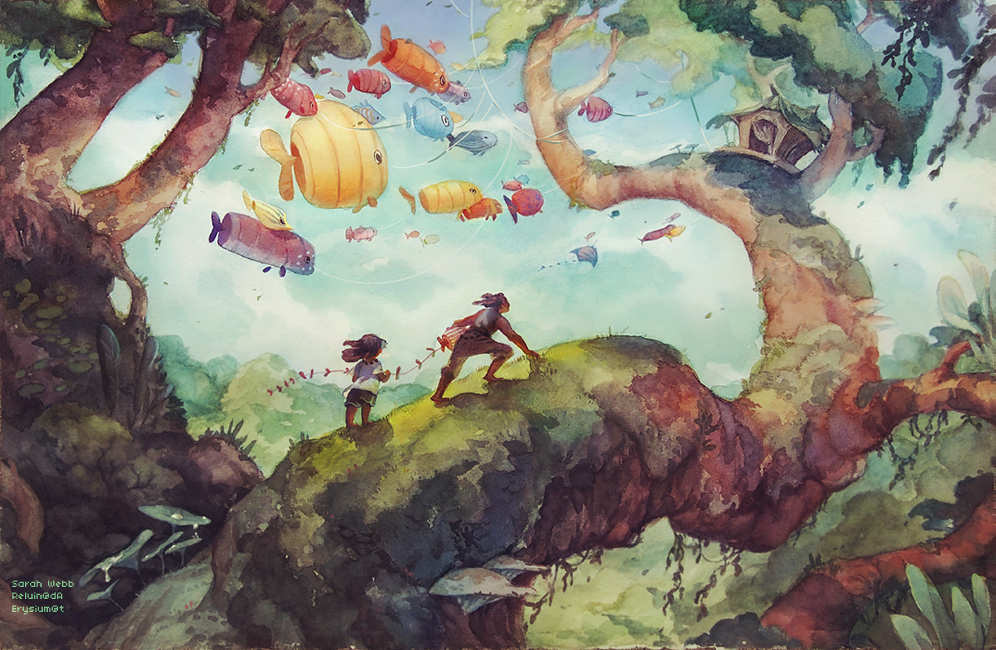 Fish kites by Reluin