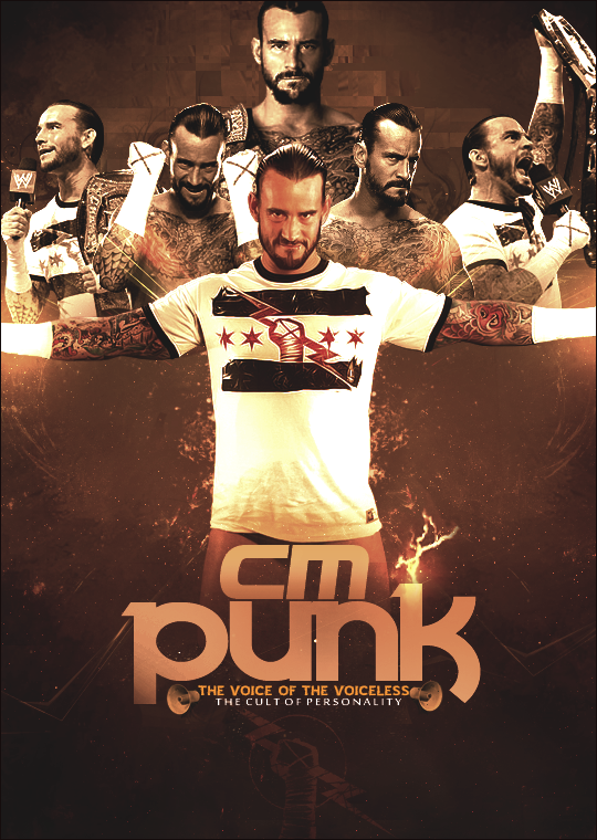 CM Punk poster.