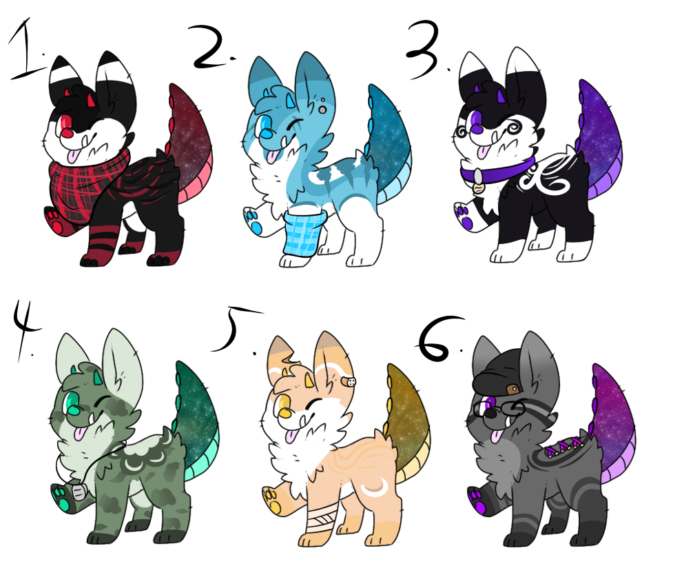 Monster Spectral Tail Pups Adopt [CLOSED]