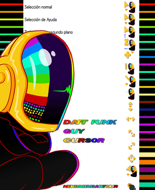 Daft Punk Guy cursor ByNekomimiArthur