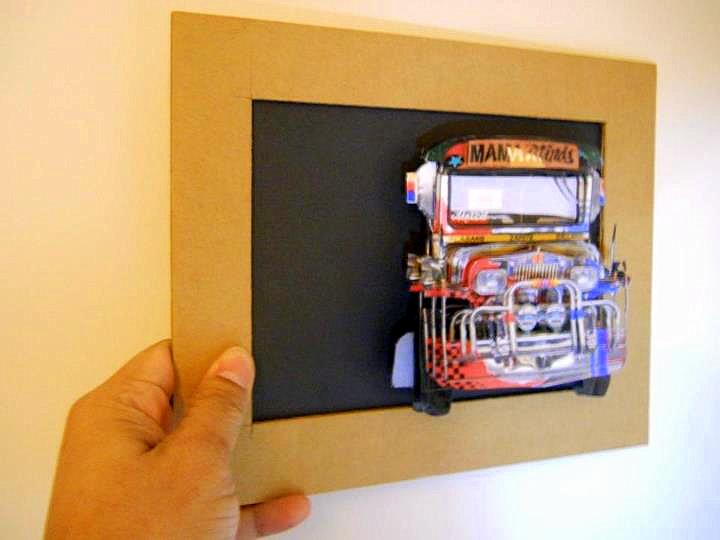 Philippines Jeepney 3D decoupage