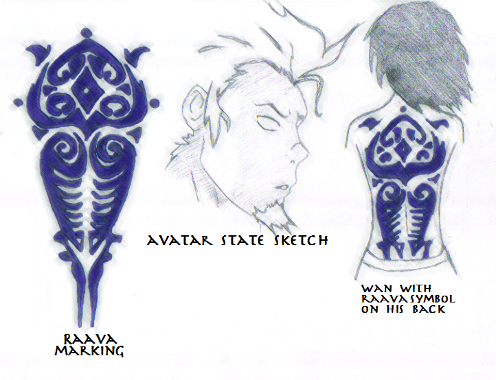 Wan with Raava's Marking Concept Art