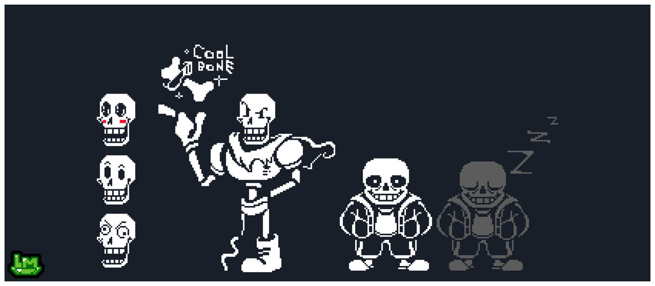 -Undertale Skeleton Bros- by LucoMacado on DeviantArt