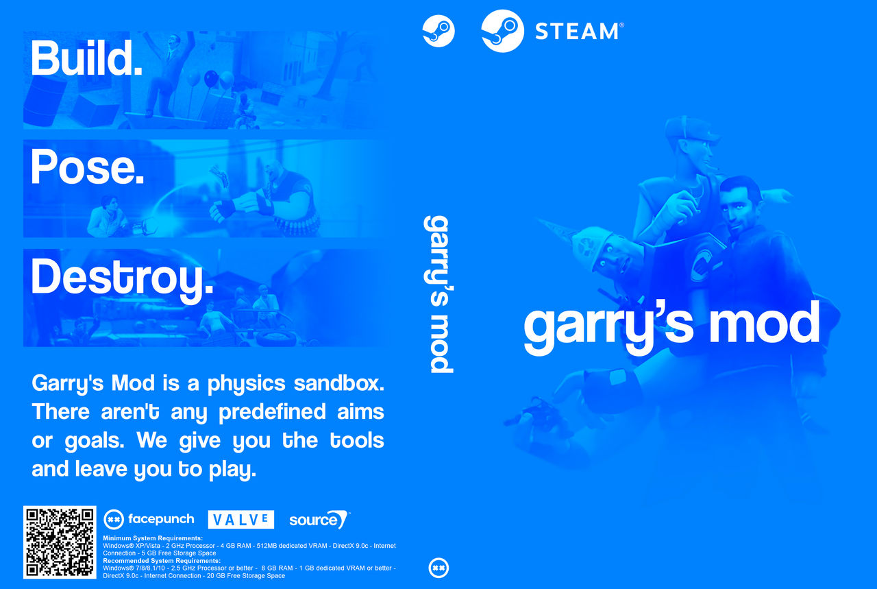 Garry's Mod - Custom Game Cover by LucasDash-dA on DeviantArt