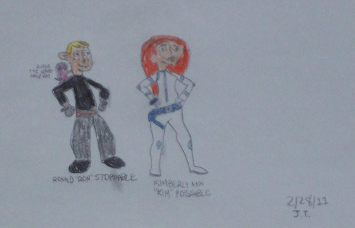 Kim Possible Ron Rapper Deviantart Kim Possible and Ron Stoppable by ChipmunkRaccoonOz on DeviantArt