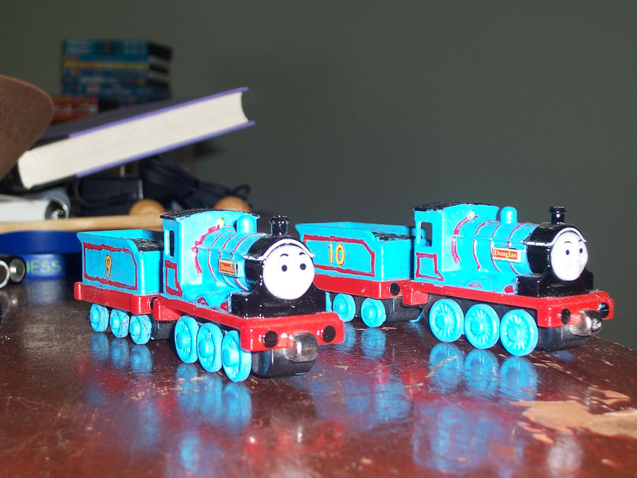 Donald and Douglas custom paint by ChipmunkRaccoonOz on DeviantArt
