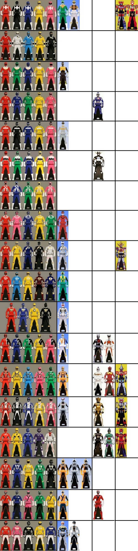 Legendary Ranger Keys by ChipmunkRaccoonOz on DeviantArt