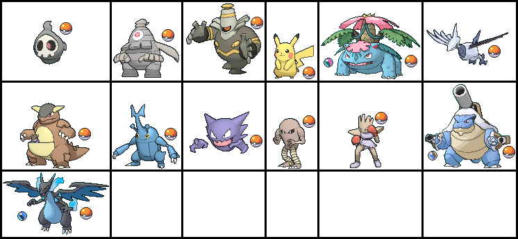 Bella's Pokemon for Hynageneral